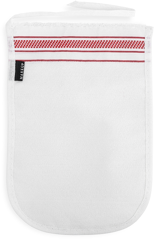 Exfoliating Mitt, White - MakeUp