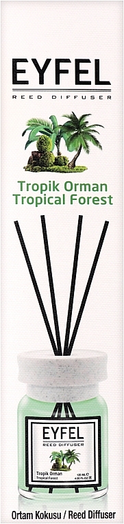 Reed Diffuser "Tropic Forest" - Eyfel Perfume Reed Diffuser Tropic Forest