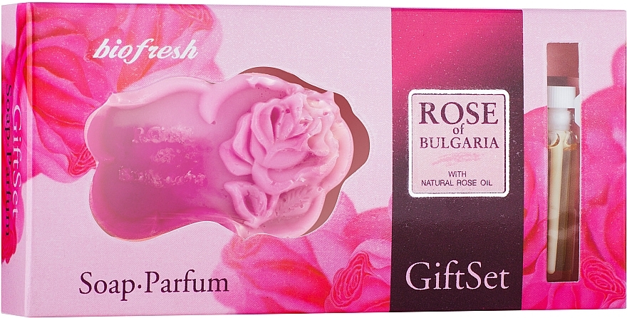 BioFresh Rose of Bulgaria Lady's - Set (edp/2.1ml + soap/45g)
