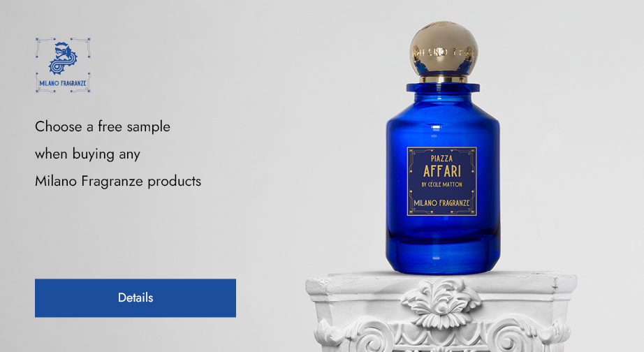 Buy any Milano Fragranze products and choose a free perfume sample 
