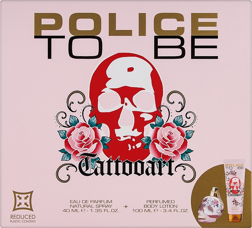 Police To Be Tattooart For Woman - Set (edp/40ml + b/lot/100ml)