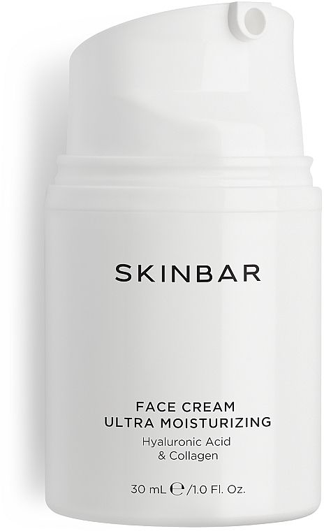Moisturizing Face Cream with Hyaluronic Acid & Collagen SKINBAR Hyaluronic Acid & Collagen Face Cream