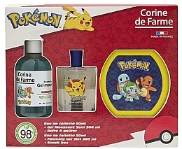 Corine De Farme Pokemon Set (edt/50ml + sh/gel/300ml + acc/1pc)	