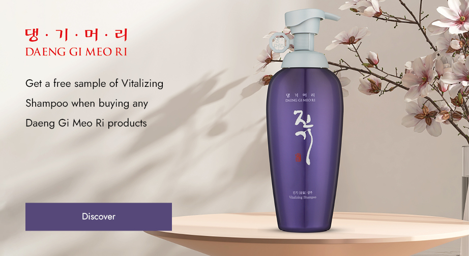 Buy any Daeng Gi Meo Ri products and get a free Vitalizing Shampoo sample