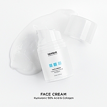 Moisturizing Face Cream with Hyaluronic Acid & Collagen SKINBAR Hyaluronic Acid & Collagen Face Cream