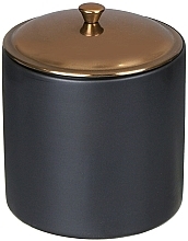 Scented Candle 'Bergamot & Mahogany', 3 wicks Paddywax Hygge Ceramic Candle Black Bergamot & Mahogony