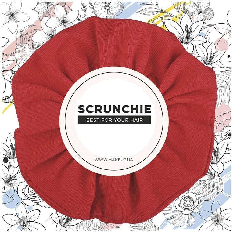 Knit Classic Scrunchie, Red MakeUp
