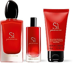 Giorgio Armani Si Passione Set (edp/100ml + edp/15ml + b/lot/50ml)