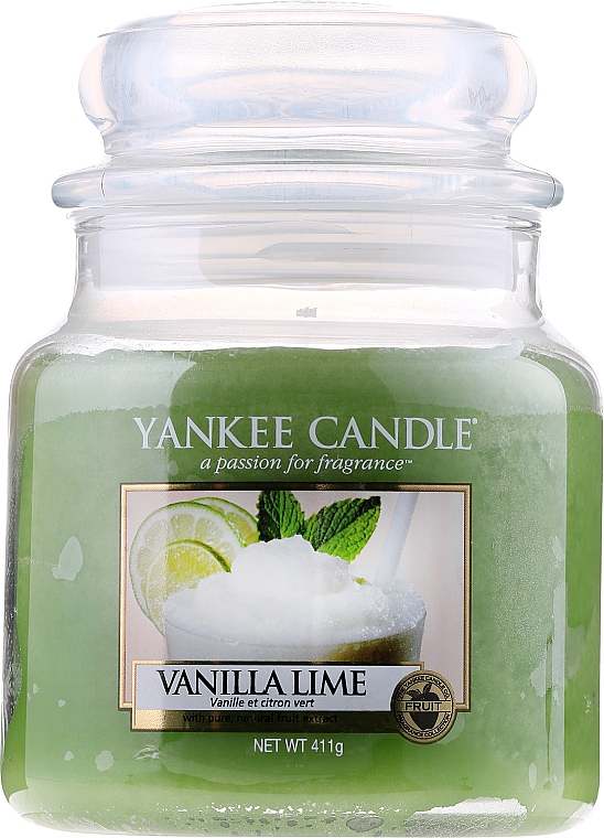 Scented Candle "Vanilla and Lime" - Yankee Candle Vanilla Lime