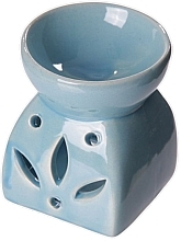 Aroma Lamp with Leaf-Shaped Holes, blue Naturolovo