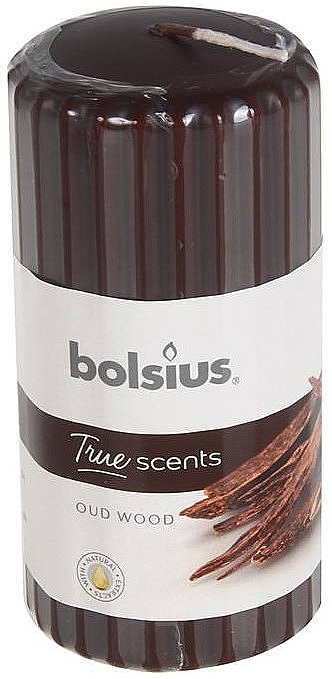 Scented Candle "Agarwood", 120/58 mm - Bolsius True Scents Candle