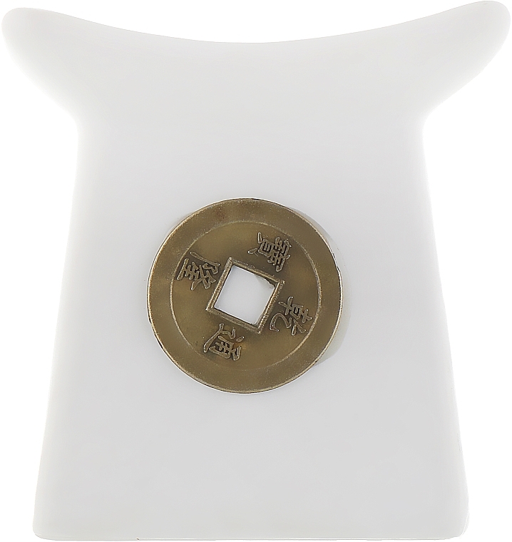Aroma Lamp "Coin", white - Aromatika