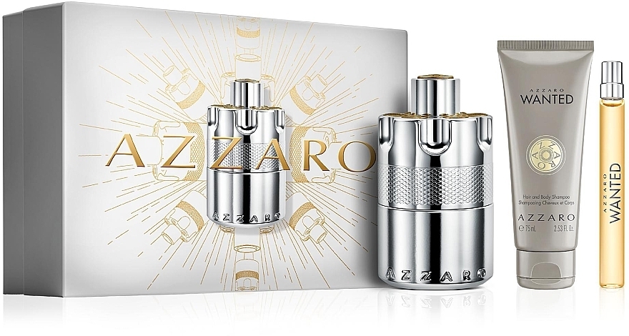 Azzaro Wanted - Set (edp/100ml + shm/75ml + edp/10ml)