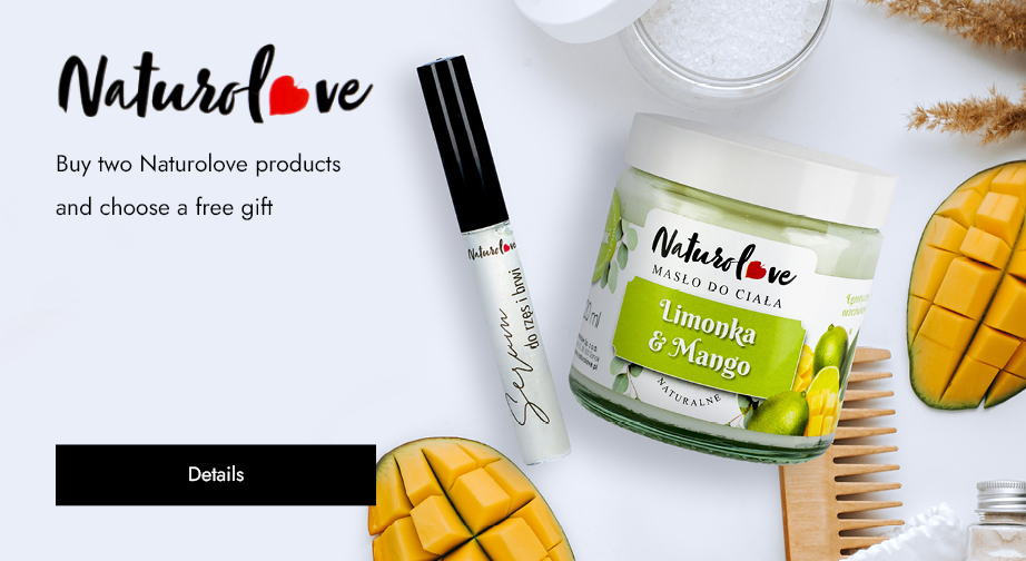 Buy two Naturolove products and choose a free gift 