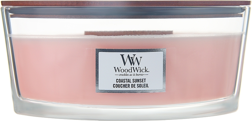 Scented Candle in Glass - WoodWick Coastal Sunset Hearthwick