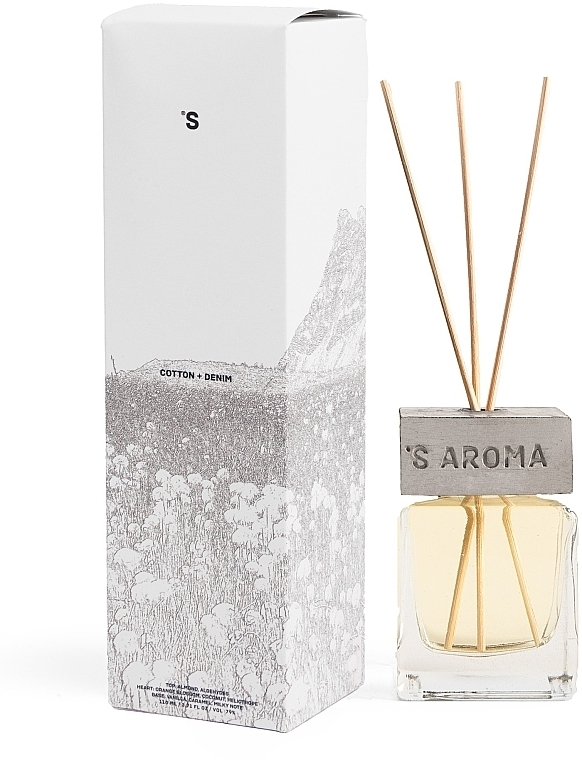Cotton + Denim Fragrance Diffuser - Sister's Aroma Cotton + Denim