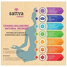 Incense Stick Set 'Chakra Box' Sattva Ayurveda Chakra Box