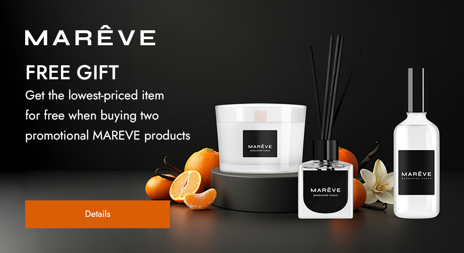 Get the lowest-priced item for free when buying two promotional MAREVE products