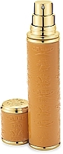 Creed Camel Refillable Gold Pocket Spray Atomizer, caramel