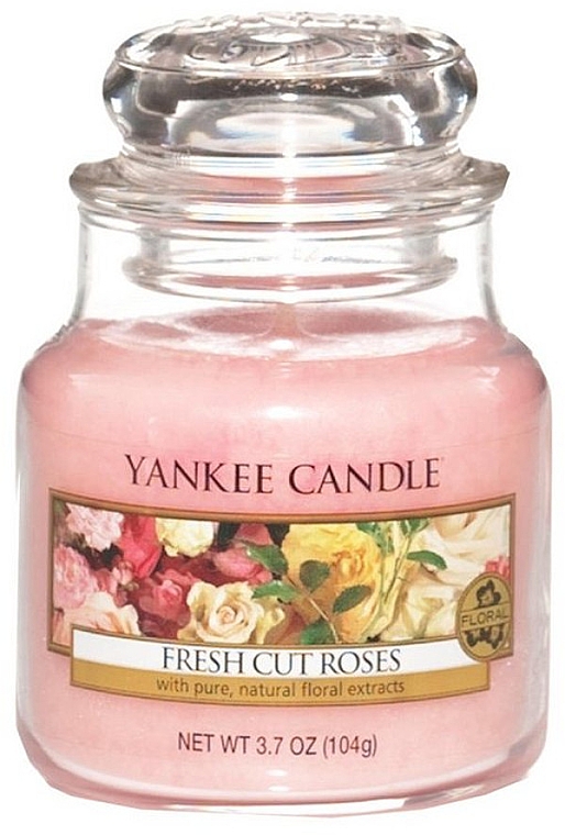 Fresh Cut Roses Scented Candle - Yankee Candle Fresh Cut Roses