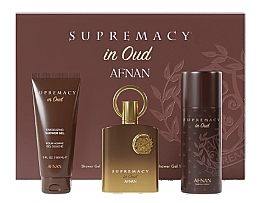 Afnan Perfumes Supremacy In Oud Set (edp/100ml + sh/gel/150ml + deo/150ml)