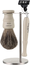 Acca Kappa Mach 3 Set (razor/1pc + brush/1pc + stand/1pc)