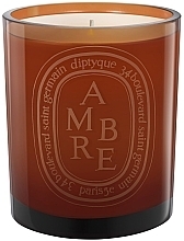 Scented Candle Diptyque Cognac Ambre Ceramic Candle