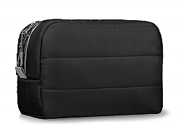 Quilted Classy Makeup Bag, black MAKEUP Cosmetic Bag Black